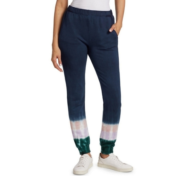 Wildfox Pants - NWT Wildfox Womens Navy Blue Hadley Circular Tie Dye Joggers